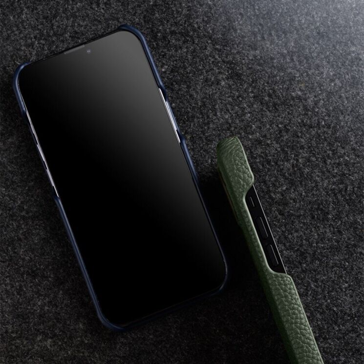 Кожаный чехол MELKCO Leather Case Magnetic для Apple iPhone 15 Pro Max - Black: фото 6 из 6