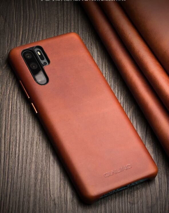 Кожаный чехол QIALINO Leather Cover для Huawei P30 Pro - Red: фото 10 из 15