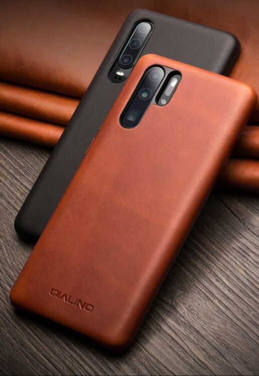 Кожаный чехол QIALINO Leather Cover для Huawei P30 Pro - Red: фото 8 из 15