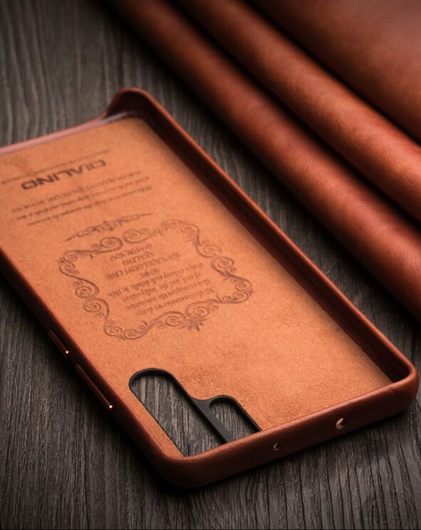 Кожаный чехол QIALINO Leather Cover для Huawei P30 Pro - Red: фото 15 из 15