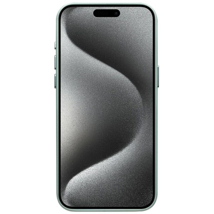 Защитный чехол QIALINO Classic Cover (with MagSafe Support) для Apple iPhone 15 Pro Max - Green: фото 3 из 7