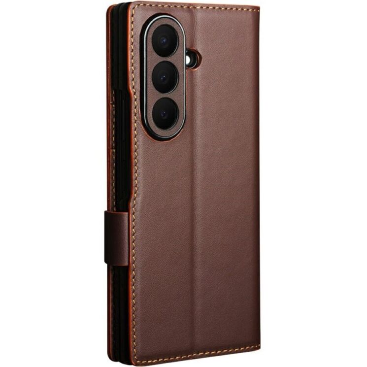 Кожаный чехол QIALINO Wallet Case (FF) для Samsung Galaxy Fold 8 Ultra - Brown (424036Z) Кожаный чехол QIALINO Wallet Case (FF) для Samsung Galaxy Fold 8 Ultra - Brown: фото 5 из 15