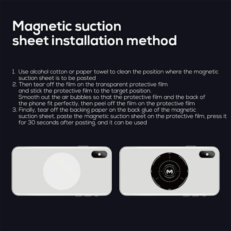 Кулер-вентилятор для смартфона MEMO CX01 Magnetic Cooler - Black: фото 13 з 16