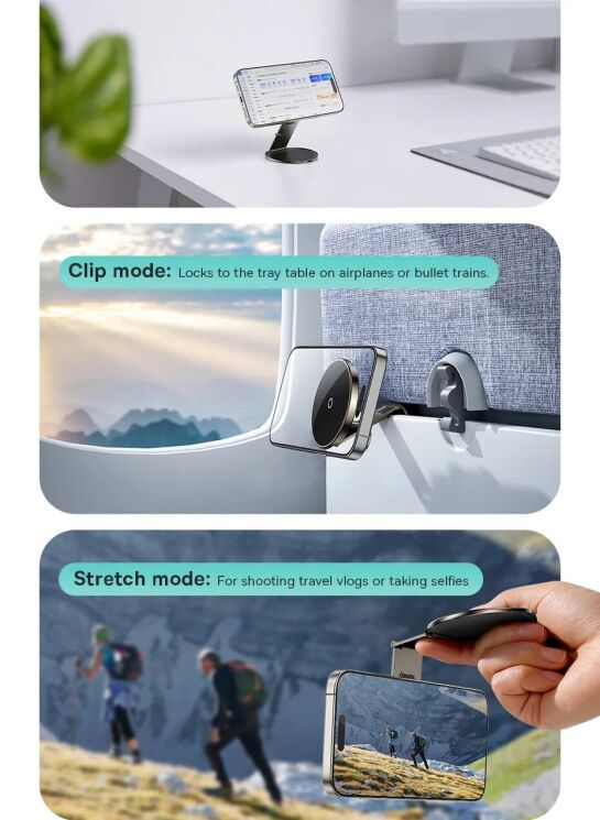 Магнітний тримач Baseus PrimeTrip VX1 (C4016900C123-00) - Black (982193B) Магнітний тримач Baseus PrimeTrip VX1 (C4016900C123-00) - Black: фото 11 з 18