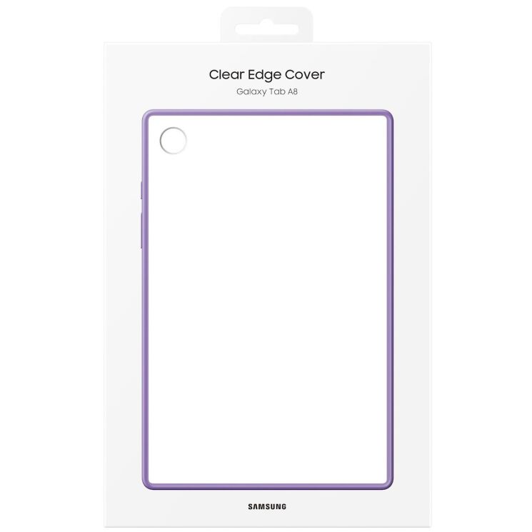 Оригінальний чохол Clear Edge Cover (FT) для Samsung Galaxy Tab A8 10.5 (2021) EF-QX200TVEGRU - Lavender: фото 8 з 8