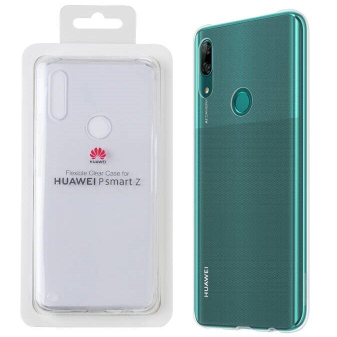 Оригинальный чехол Flexible Clear Case для Huawei P Smart Z (51993120) - Transparent: фото 6 из 6