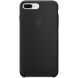 Оригінальний чохол Silicone Case для Apple iPhone 7 Plus / 8 Plus (MQGW2) - Black (344004B). Фото 2 з 3