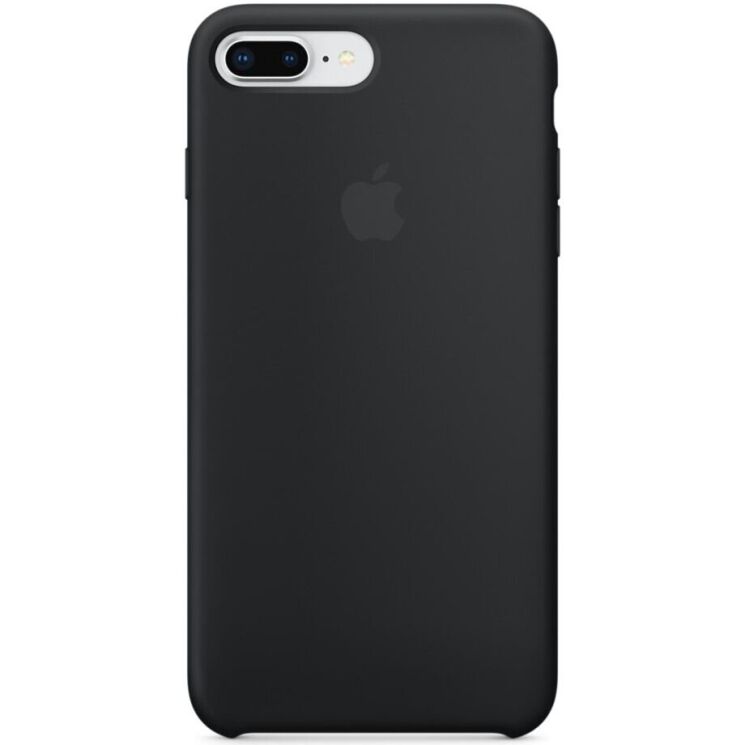 Оригінальний чохол Silicone Case для Apple iPhone 7 Plus / 8 Plus (MQGW2) - Black: фото 2 з 3