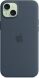 Оригінальний чохол Silicone Case with MagSafe для Apple iPhone 15 Plus (MT123) - Blue (339765L). Фото 4 з 5