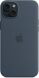 Оригінальний чохол Silicone Case with MagSafe для Apple iPhone 15 Plus (MT123) - Blue (339765L). Фото 5 з 5