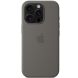 Оригинальный чехол Silicone Case with MagSafe для Apple iPhone 16 Pro (MYYL3) - Stone Gray (366254H). Фото 3 из 4
