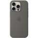 Оригинальный чехол Silicone Case with MagSafe для Apple iPhone 16 Pro (MYYL3) - Stone Gray (366254H). Фото 1 из 4