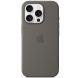 Оригинальный чехол Silicone Case with MagSafe для Apple iPhone 16 Pro (MYYL3) - Stone Gray (366254H). Фото 2 из 4
