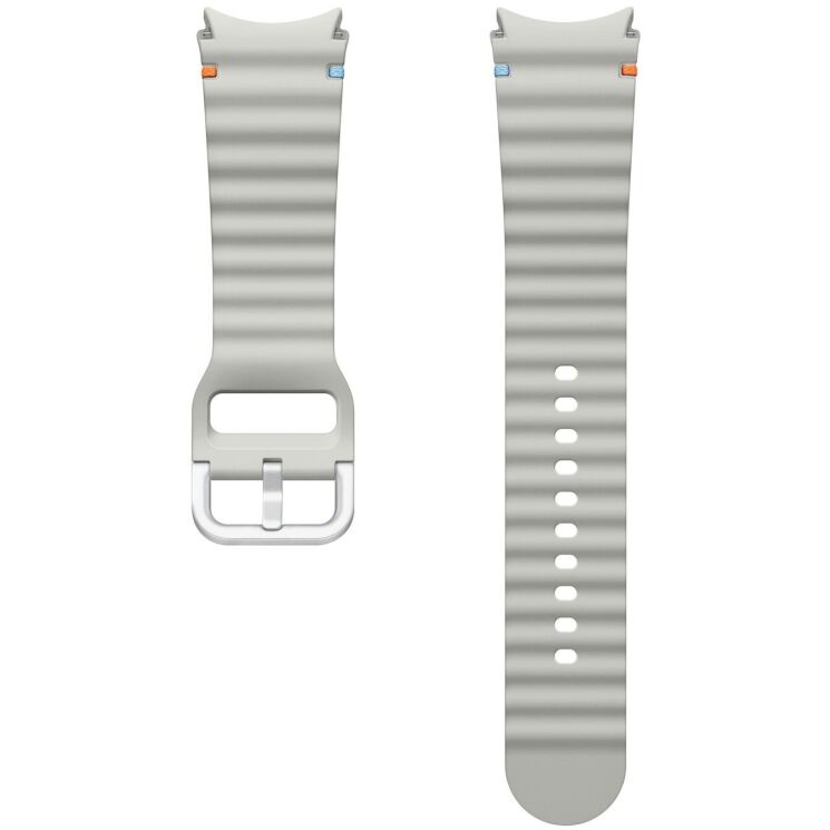 Оригінальний ремінець Sport Band (M/L) для Samsung Galaxy Watch 4 / 4 Classic / 5 / 5 Pro / 6 / 6 Classic / 7 / FE (ET-SNL31LSEGEU) Технічна упаковка - Silver: фото 1 з 3