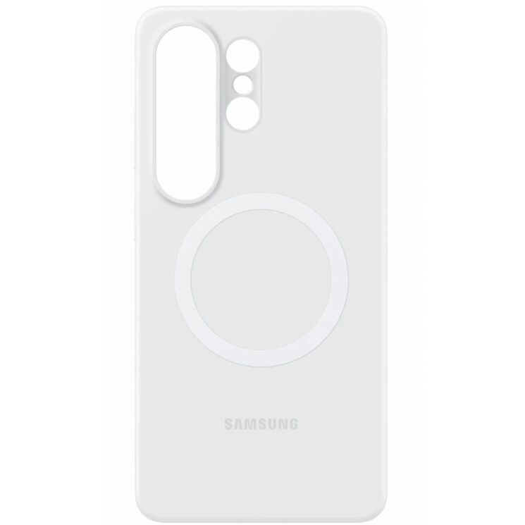 Оригинальный силиконовый чехол Silicone Magnet для Samsung Galaxy S26 Ultra (S948) EF-ES948CWEGWW - White: фото 4 из 5