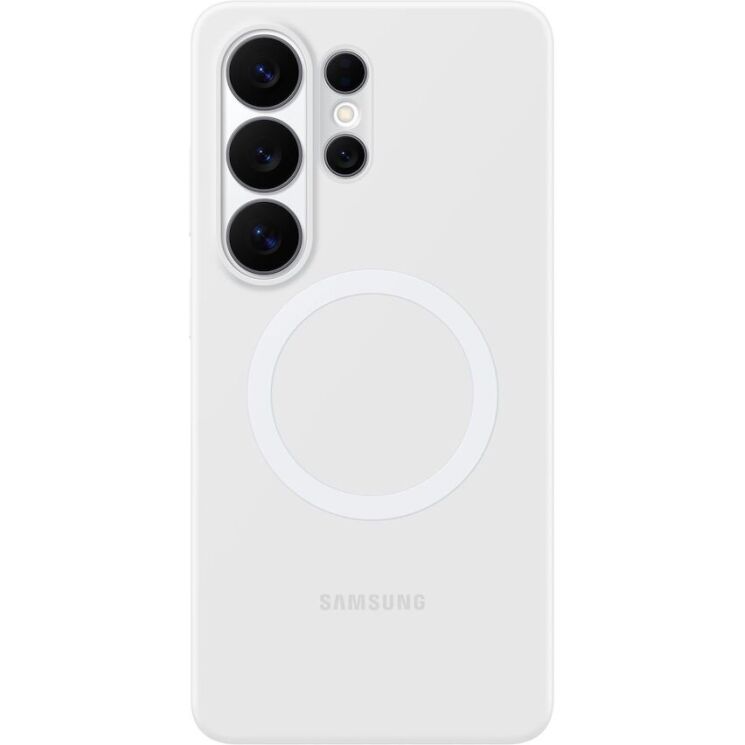 Оригинальный силиконовый чехол Silicone Magnet для Samsung Galaxy S26 Ultra (S948) EF-ES948CWEGWW - White: фото 1 из 5