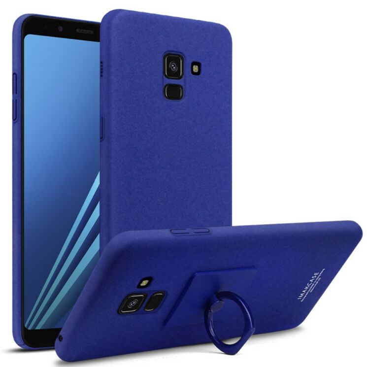 Пластиковий чохол IMAK Cowboy Shell для Samsung Galaxy A8+ 2018 (A730) - Blue: фото 1 з 8