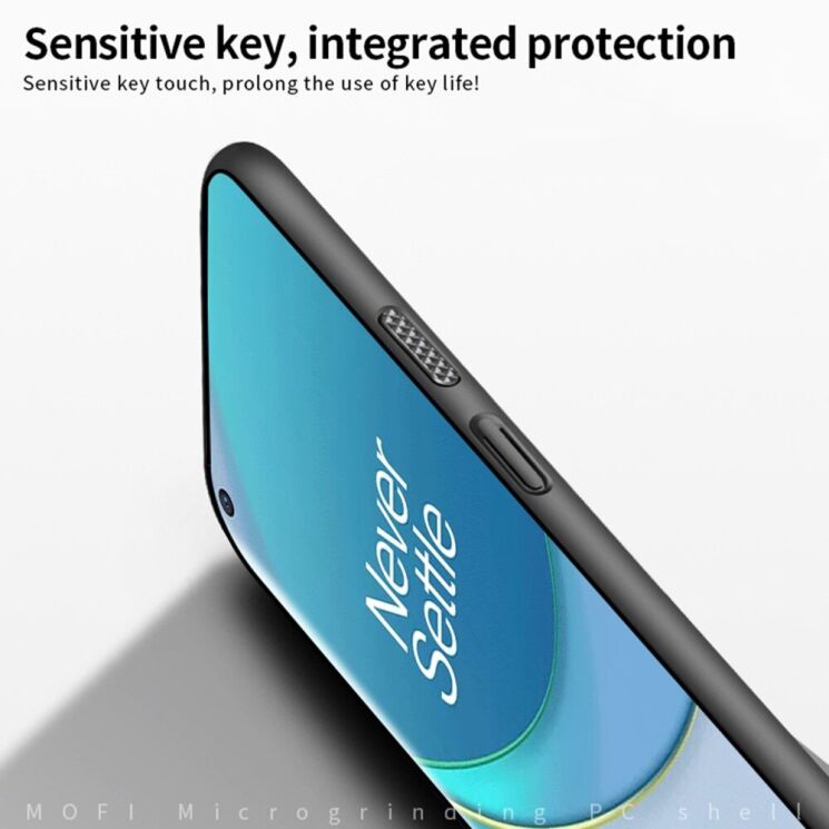 Пластиковий чохол MOFI Slim Shield для OnePlus 8T - Black: фото 5 з 11