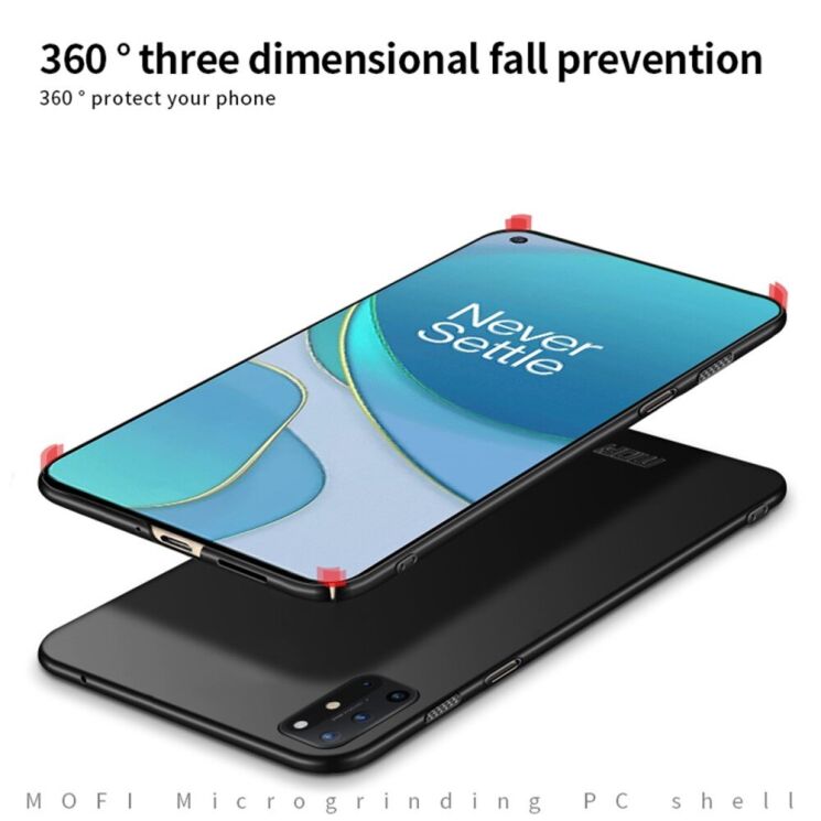 Пластиковий чохол MOFI Slim Shield для OnePlus 8T - Black: фото 8 з 11