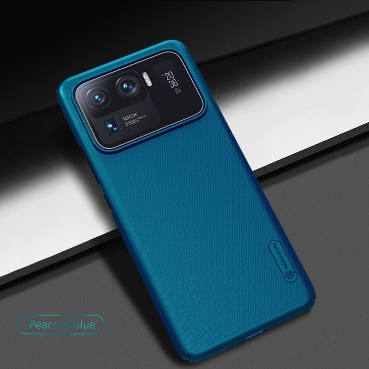 Пластиковый чехол NILLKIN Frosted Shield для Xiaomi Mi 11 Ultra - Blue: фото 6 из 17