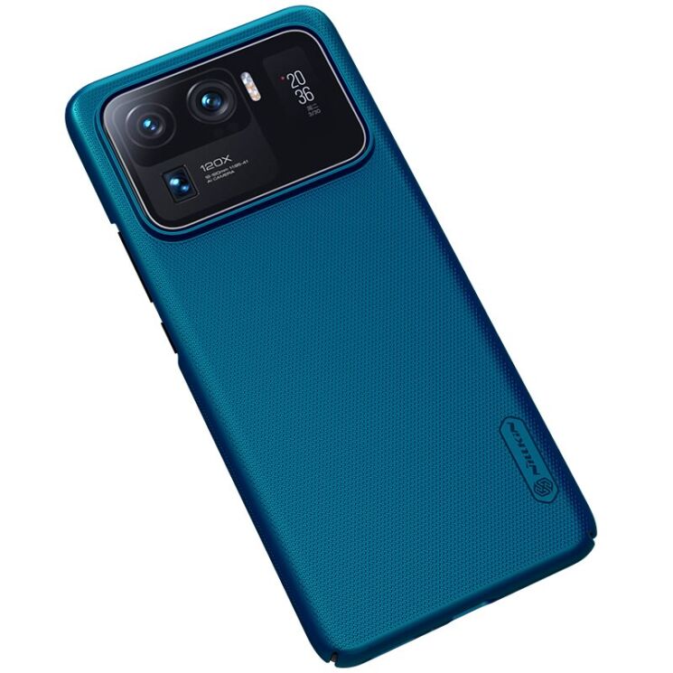 Пластиковый чехол NILLKIN Frosted Shield для Xiaomi Mi 11 Ultra - Blue: фото 5 из 17