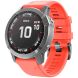 Ремешок ArmorStandart Silicone для часов Garmin с креплением Quick Fit 26mm - Coral Red (369109R). Фото 2 из 4