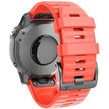 Ремешок ArmorStandart Silicone для часов Garmin с креплением Quick Fit 26mm - Coral Red: фото 1 из 4
