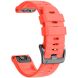 Ремешок ArmorStandart Silicone для часов Garmin с креплением Quick Fit 26mm - Coral Red (369109R). Фото 3 из 4