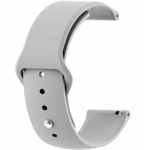 Ремешок ArmorStandart Silicone Watch Strap для часов с шириной крепления 20мм - Light Gray: фото 1 из 2