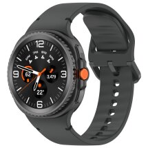 Ремінець ArmorStandart Soft Silicone (M/L) для Samsung Galaxy Watch 8 (40/44mm) / 8 Classic - Dark Grey: фото 1 з 6