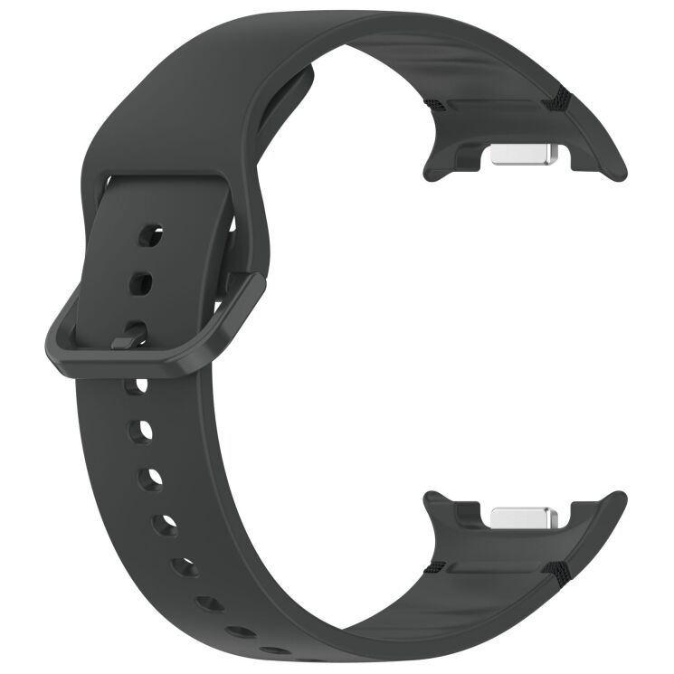 Ремінець ArmorStandart Soft Silicone (M/L) для Samsung Galaxy Watch 8 (40/44mm) / 8 Classic - Dark Grey: фото 3 з 6