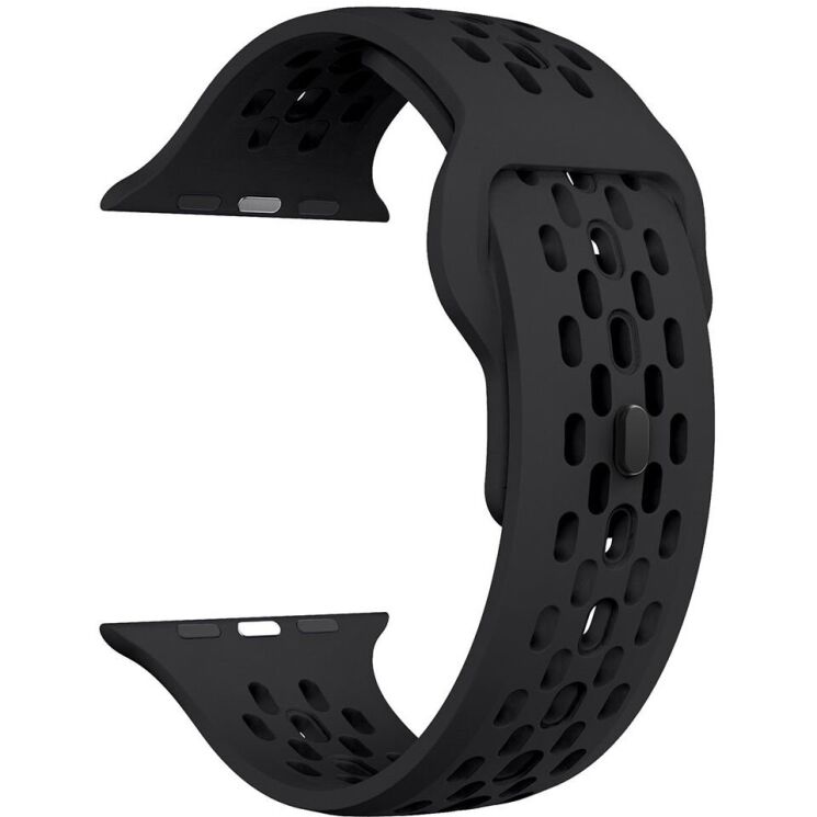 Ремешок Deexe Astra Strap для Apple Watch 42 (Series 10) / 41 / 40 / SE 40 / 38 - Black: фото 2 из 7