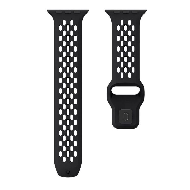 Ремешок Deexe Astra Strap для Apple Watch 42 (Series 10) / 41 / 40 / SE 40 / 38 - Black: фото 3 из 7