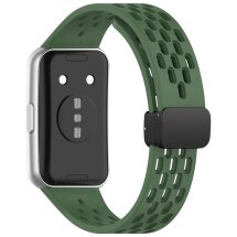 Ремешок Deexe Astra Strap для Huawei Band 11 Pro / Band 11 - Green: фото 1 из 6