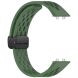 Ремешок Deexe Astra Strap для Huawei Band 11 Pro / Band 11 - Green (410602G). Фото 4 из 6