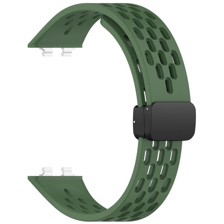 Ремешок Deexe Astra Strap для Huawei Band 11 Pro / Band 11 - Green: фото 3 из 6