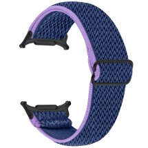 Ремешок Deexe Braided Strap для Samsung Galaxy Watch 8 (40/44mm) / 8 Classic / Ultra (2025) - Purple / Blue: фото 1 из 6