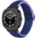Ремешок Deexe Braided Strap для Samsung Galaxy Watch 8 (40/44mm) / 8 Classic / Ultra (2025) - Purple / Blue (384003VL). Фото 2 из 6