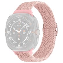 Ремешок Deexe Braided Strap для Samsung Galaxy Watch Ultra (47mm) - Pink: фото 1 из 7