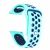 Ремінець Deexe Dot Color для Samsung Watch Active / Active 2 40mm / Active 2 44mm - Baby Blue / Dark Blue: фото 1 з 3