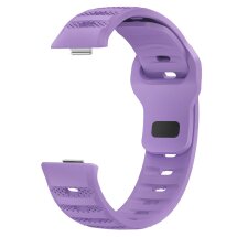 Ремінець Deexe Dot Texture для Huawei Watch Fit 3 / Fit 4 / Fit 4 Pro - Purple: фото 1 з 5