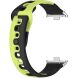 Ремешок Deexe Double Color Strap для Xiaomi Redmi Watch 4 / Mi Smart Band 8 Pro / Band 9 Pro - Black / Green (346401BG). Фото 2 из 8