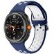 Ремінець Deexe Dual Color для Samsung Galaxy Watch 8 (40/44mm) / 8 Classic - Blue / White (384186LW). Фото 2 з 6