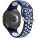 Ремінець Deexe Dual Color для Samsung Galaxy Watch 8 (40/44mm) / 8 Classic - Blue / White (384186LW). Фото 1 з 6