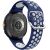 Ремешок Deexe Dual Color для Samsung Galaxy Watch 8 (40/44mm) / 8 Classic - Blue / White: фото 1 из 6