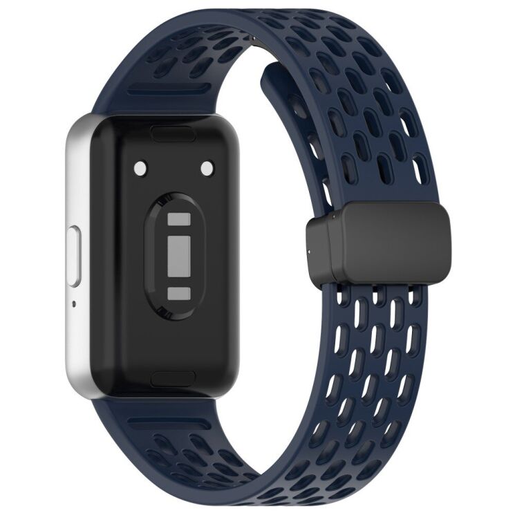 Ремінець Deexe Eclipse для Samsung Galaxy Fit 3 - Navy Blue: фото 2 з 7
