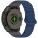 Ремешок Deexe Flexible Fit для часов Garmin c креплением Quick Fit 26mm - Midnight Blue / Grey (369100LG). Фото 1 из 8