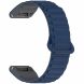 Ремешок Deexe Flexible Fit для часов Garmin c креплением Quick Fit 26mm - Midnight Blue / Grey (369100LG). Фото 3 из 8