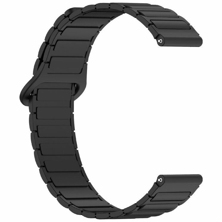 Ремешок Deexe Flexible Fit для часов с шириной крепления 20 мм - Black: фото 4 из 9