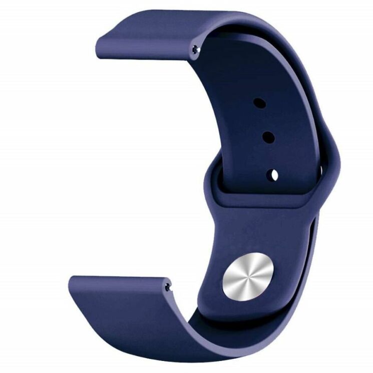 Ремешок Deexe Flexible Watch Band для Huawei Watch GT 2e - Dark Blue: фото 3 из 3